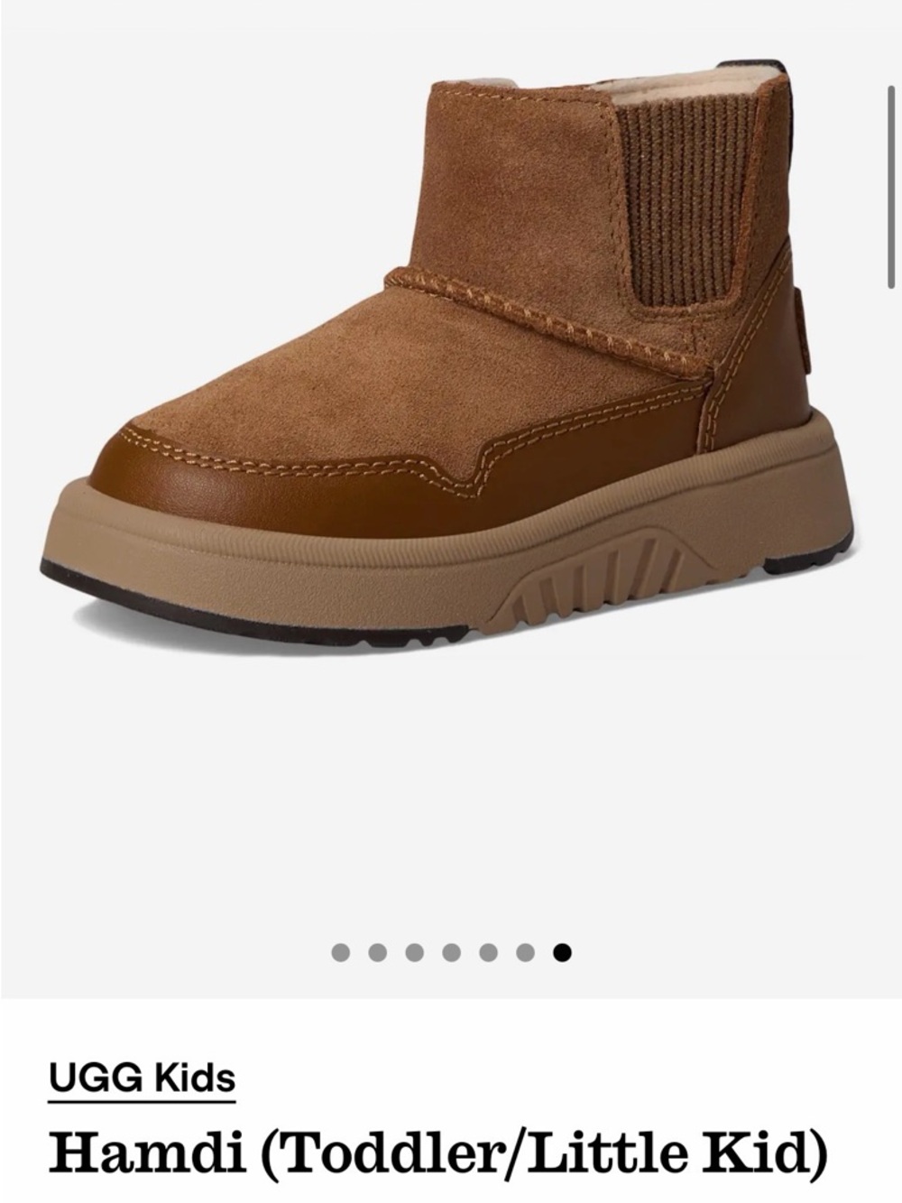 UGG Kids Hamdi Mini Boot in Chestnut Brown